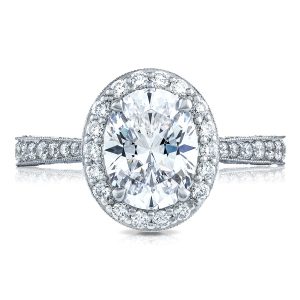 Oval Bloom Engagement Ring