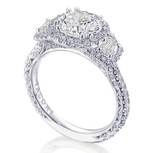 Princess Bloom Engagement Ring