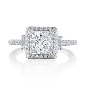 Princess 3-Stone Engagement Ring