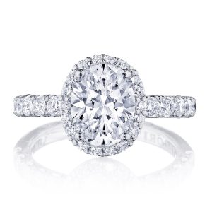 Oval Bloom Engagement Ring