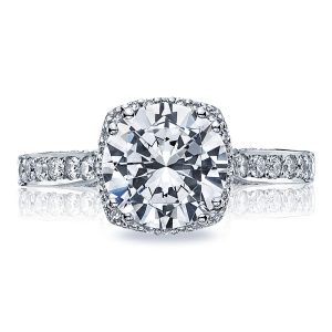 Round Bloom Engagement Ring