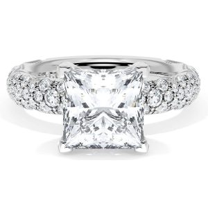Princess Bloom Engagement Ring
