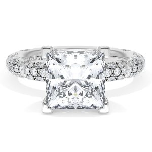Princess Bloom Engagement Ring