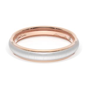 Rounded Satin Finish Wedding Band