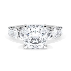 Cushion Solitaire Engagement Ring