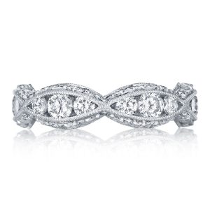 Twist with Diamond Accent Wedding Band