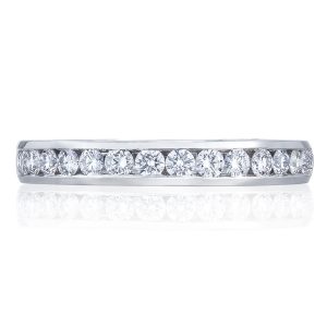 Channel Set Wedding Band