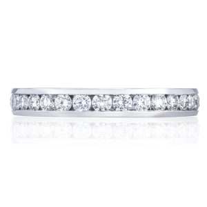 Channel Set Wedding Band