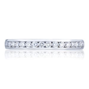 Channel Set Wedding Band