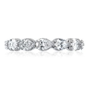Pear Cut Diamond Eternity Band