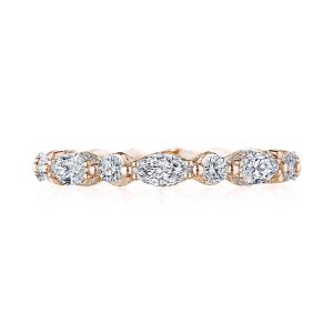 Marquise and Round Diamond Eternity Band