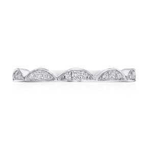 Crescent Crown Ring with Diamond