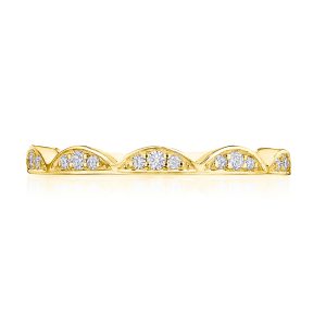 Crescent Crown Ring with Diamond