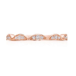 Crescent Crown Ring with Diamond