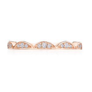 Crescent Crown Ring with Diamond