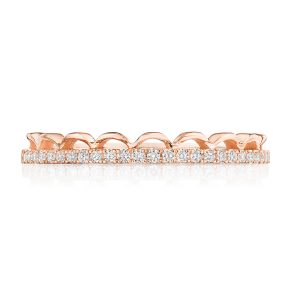 Crescent Crown Ring with Diamond