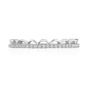 Crescent Crown Ring with Diamond
