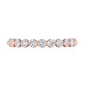 Round Diamond Wedding Band, 2.50mm