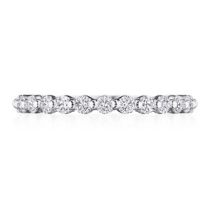 Round Diamond Wedding Band, 2mm