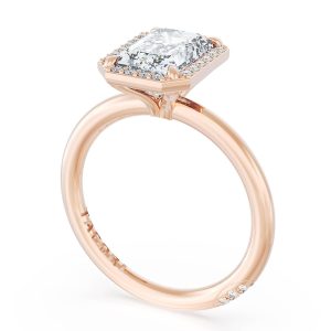 Emerald Bloom Engagement Ring