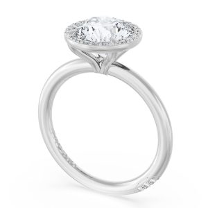 Round Bloom Engagement Ring