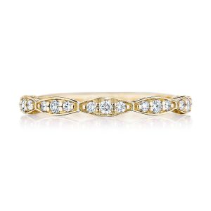 Marquise Design Wedding Band with Diamond