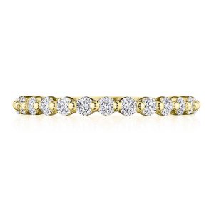 Round Diamond Wedding Band, 2mm