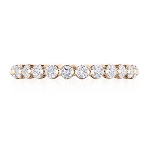 Round Diamond Wedding Band, 2mm