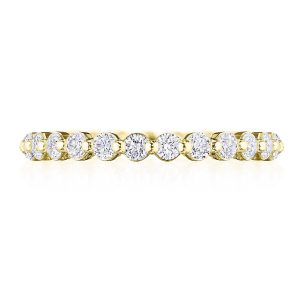 Round Diamond Wedding Band, 2mm