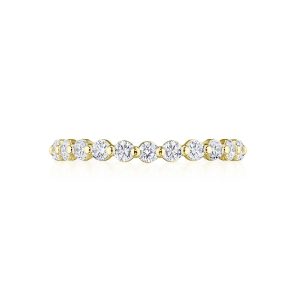Round Diamond Wedding Band, 2.50mm