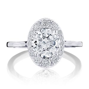 Round Bloom Engagement Ring