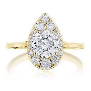 Round Bloom Engagement Ring