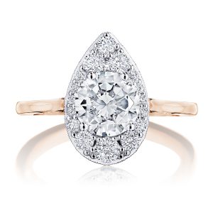 Round Bloom Engagement Ring