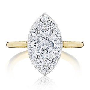 Round Bloom Engagement Ring