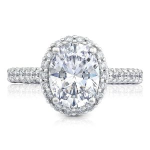 Oval Bloom Engagement Ring