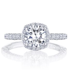 Round Bloom Engagement Ring