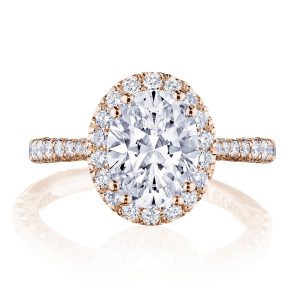 Oval Bloom Engagement Ring