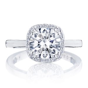 Round Bloom Engagement Ring