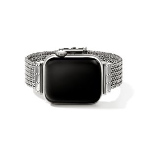 Smart Watch Strap, Sterling Silver, 18 MM