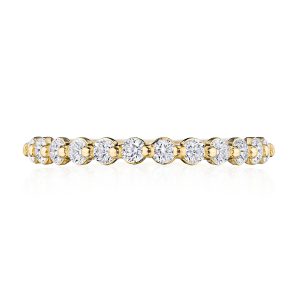 Round Diamond Wedding Band, 2mm