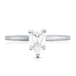 Pear Solitaire Engagement Ring