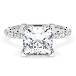Princess Bloom Engagement Ring