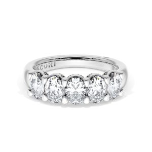 Oval Cut Diamond Eternity Band