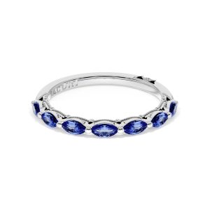 Blue Sapphire Eternity Band