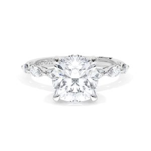 Cushion Solitaire Engagement Ring