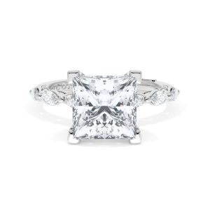 Princess Solitaire Engagement Ring