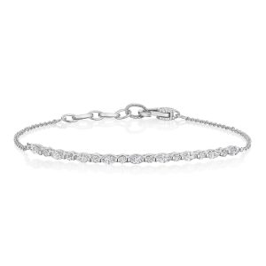 Marquise and Round Diamond Bracelet