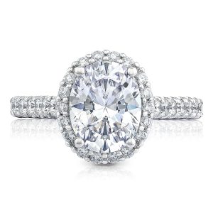 Oval Bloom Engagement Ring