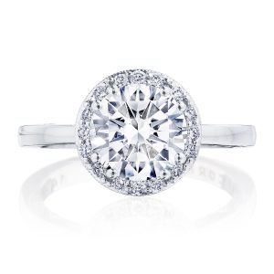 Round Bloom Engagement Ring