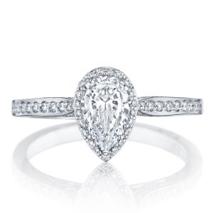 Pear Bloom Engagement Ring